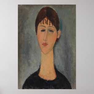 Affiche Modigliani - Portrait de Mme Zborowska