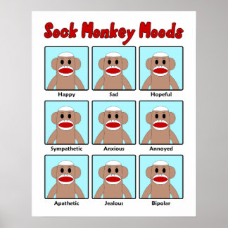 Affiche Moeurs de singes de réserve