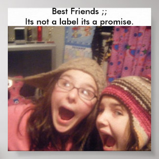 Affiche moi et kal, bffs.