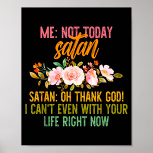 Affiche Moi pas Satan Satan Oh Merci