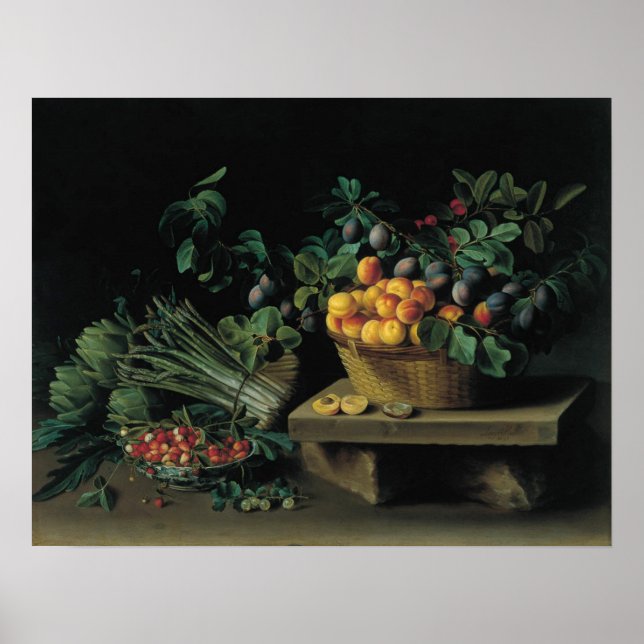 Affiche Moillon - Nature morte aux fruits (Devant)
