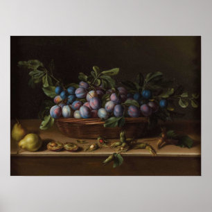Affiche Moillon - Nature morte aux prunes
