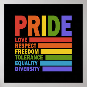 Affiche Mois de la fierté LGBT