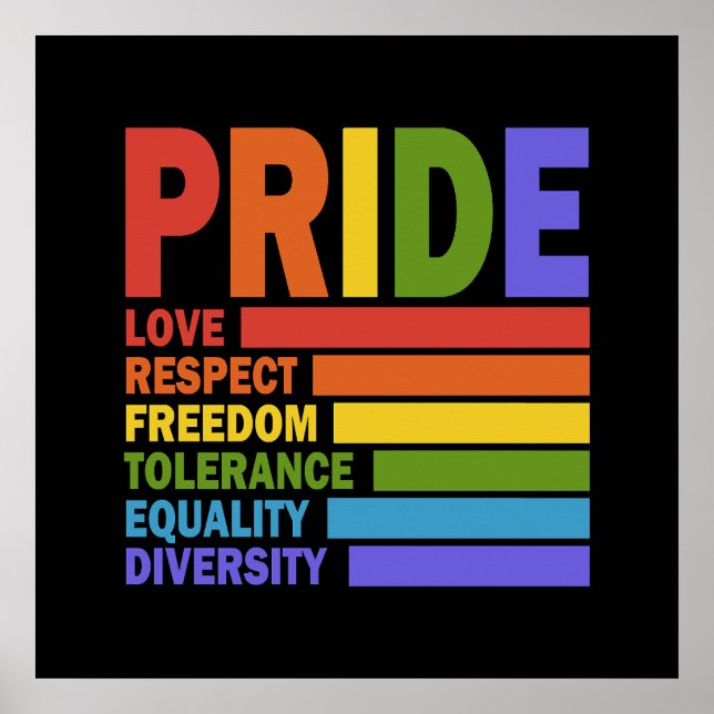 Affiche Mois de la fierté LGBT (Devant)