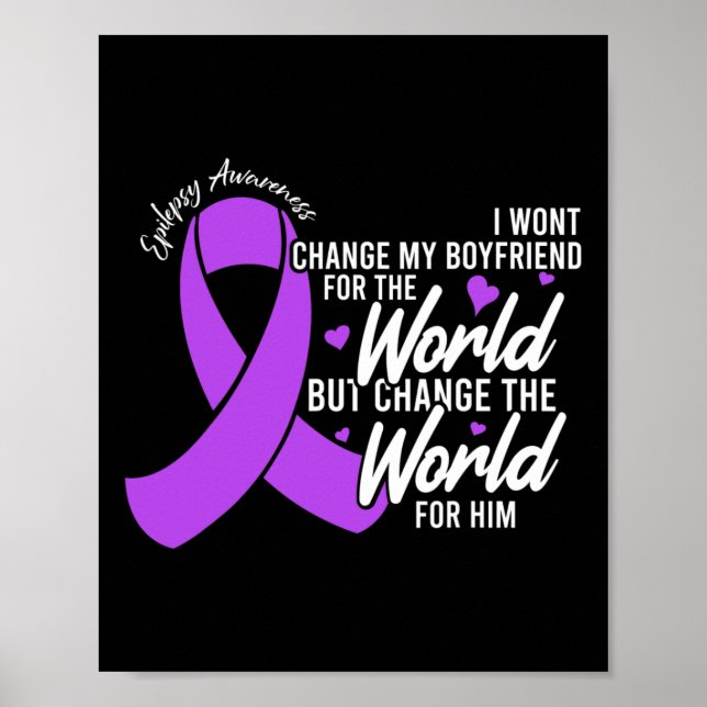 Affiche Mois de la maladie de l'épilepsie de copain (Devant)