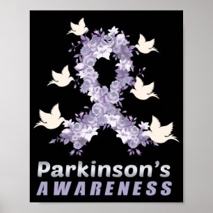 Affiche Mois de la maladie de sensibilisation Parkinsons