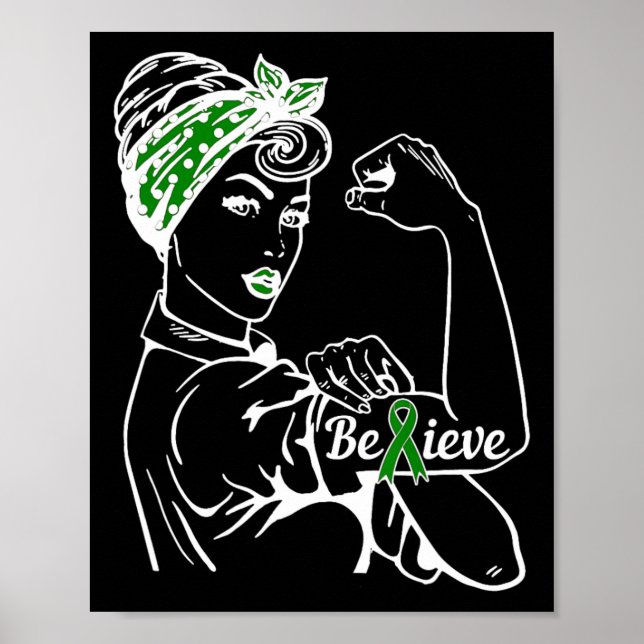 Affiche Mois de la sensibilisation à la santé Femme Ruban  (Devant)