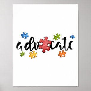 Affiche Mois de l'autisme Journée mondiale de la Sensibili