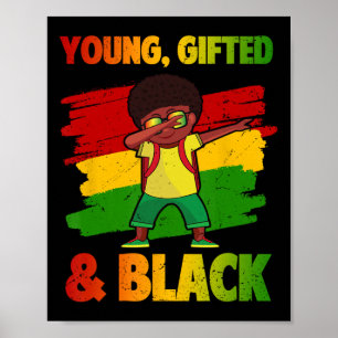 Affiche Mois De L'Histoire Des Jeunes Cadeaux Et Noirs Enf