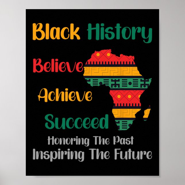 Affiche Mois de l'histoire des Noirs (Devant)