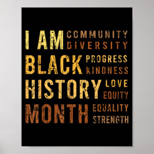 Affiche Mois de l'histoire des Noirs