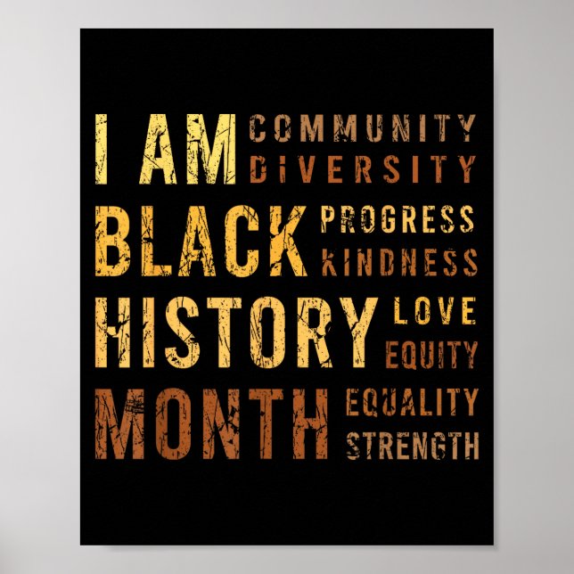 Affiche Mois de l'histoire des Noirs  (Devant)