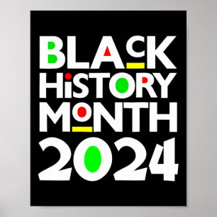 Affiche Mois de l'histoire des Noirs 2025 Melanin African