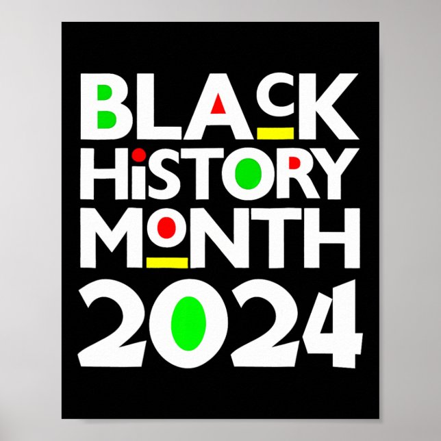 Affiche Mois de l'histoire des Noirs 2025 Melanin African  (Devant)