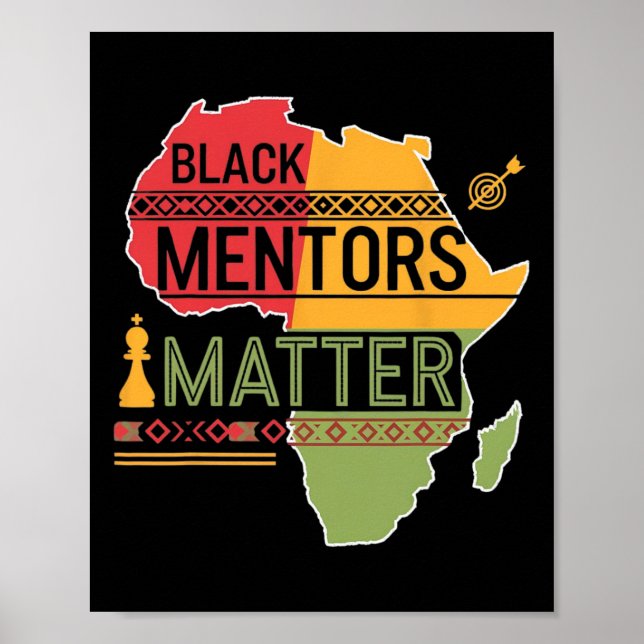 Affiche Mois de l'histoire des Noirs 2025 Problème des men (Devant)