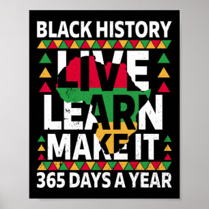 Affiche Mois de l'histoire des Noirs 2025 Vêtements
