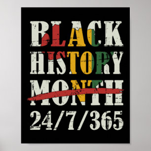 Affiche Mois de l'histoire des Noirs 247365 Avec drapeau d