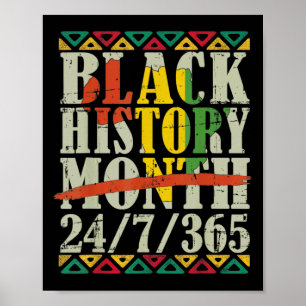 Affiche Mois de l'histoire des Noirs 247365 Avec drapeau d