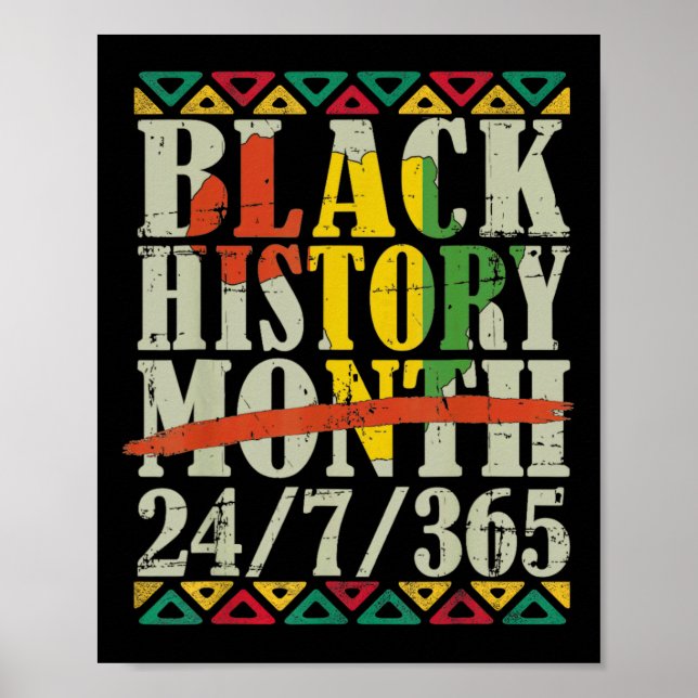 Affiche Mois de l'histoire des Noirs 247365 Avec drapeau d (Devant)