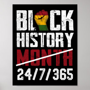 Affiche Mois de l'histoire des Noirs 247365 Cadeaux Afro-A