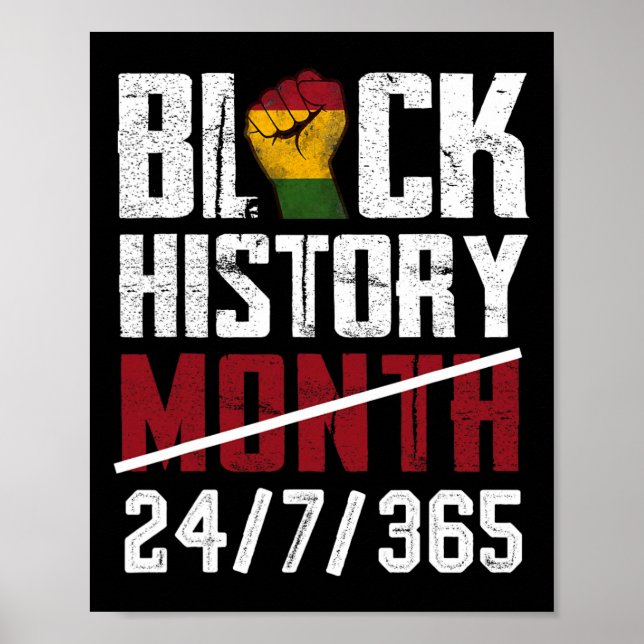 Affiche Mois de l'histoire des Noirs 247365 Cadeaux Afro-A (Devant)