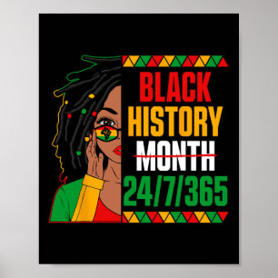 Affiche Mois de l'histoire des Noirs 247365 Fille aux lock