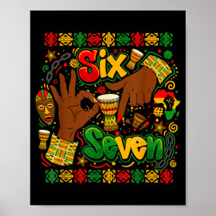 Affiche Mois de l'histoire des Noirs 67 Six Sept Mème Afro