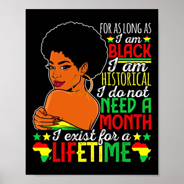 Affiche Mois de l'histoire des Noirs afro-américains Junet (Devant)