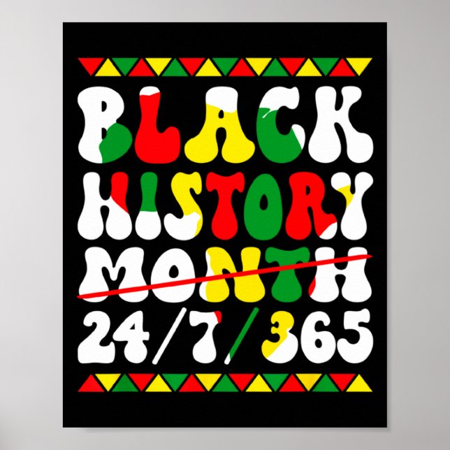 Affiche Mois de l'histoire des Noirs Afro Mélanine Femmes  (Devant)