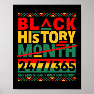 Affiche Mois de l'histoire des Noirs américains 24 7 375 H