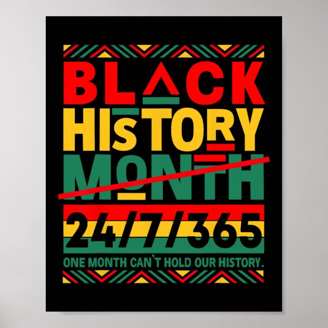 Affiche Mois de l'histoire des Noirs américains 24 7 375 H (Devant)
