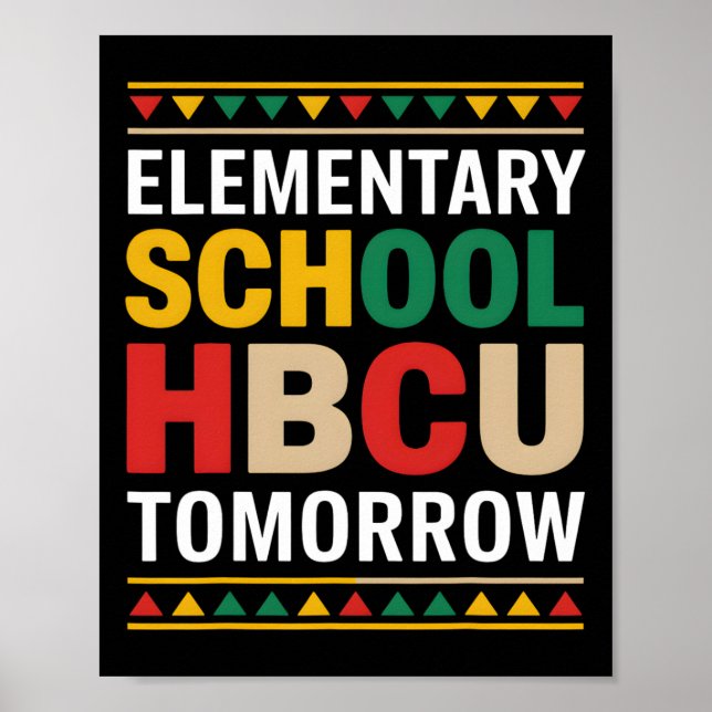 Affiche Mois de l'histoire des Noirs École élémentaire Hbc (Devant)