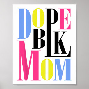 Affiche Mois de l'histoire des Noirs Fête des mères afro-a