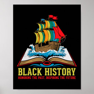 Affiche Mois de l'histoire des Noirs Fière Culture Afro-Am