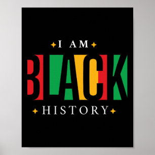 Affiche Mois de l'histoire des Noirs fierté afro-américain