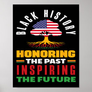Affiche Mois de l'histoire des Noirs Hommage au passé