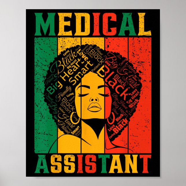 Affiche Mois de l'histoire des Noirs Instant Médical Afro- (Devant)