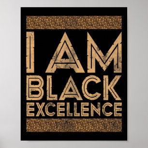 Affiche Mois de l'histoire des Noirs Je suis l'excellence 