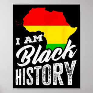 Affiche Mois de l'histoire des Noirs Je suis l'histoire de