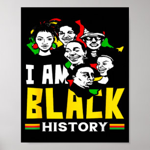 Affiche Mois de l'histoire des Noirs Je suis l'histoire no