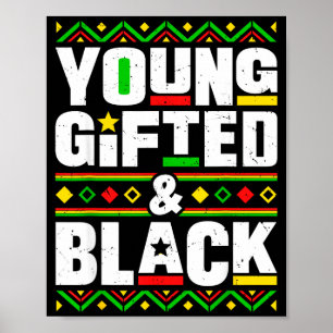 Affiche Mois de l'histoire des Noirs Jeunes Talentueux Et