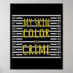 Affiche Mois de l'histoire des Noirs La couleur de peau es