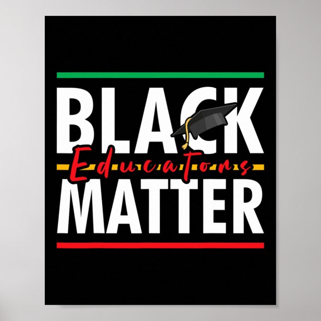 Affiche Mois de l'histoire des Noirs Les éducateurs noirs  (Devant)