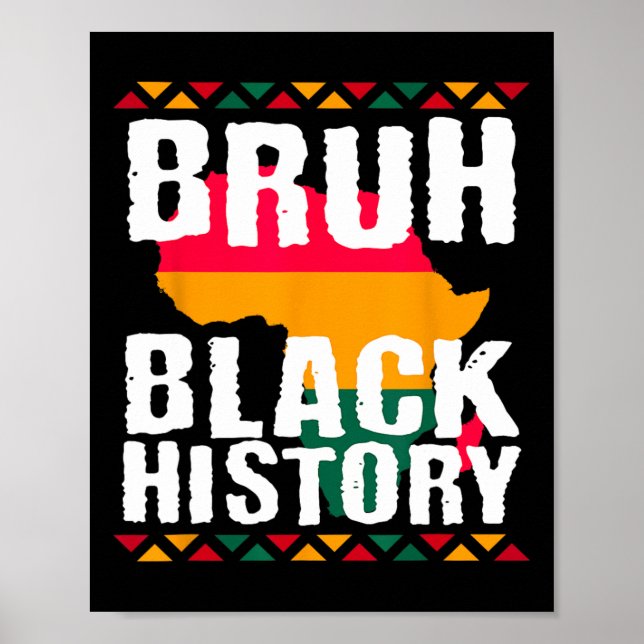 Affiche Mois de l'histoire des Noirs Mélanine Afro-América (Devant)