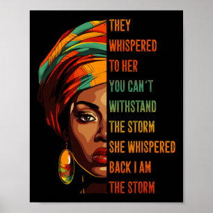 Affiche Mois de l'histoire des Noirs Patrimoine Culture Af