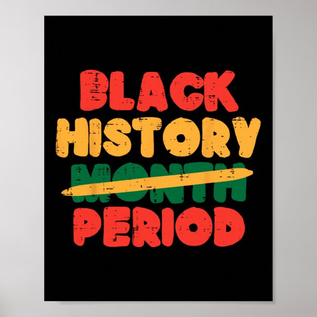 Affiche Mois de l'histoire des Noirs Période Femmes Afro-A (Devant)