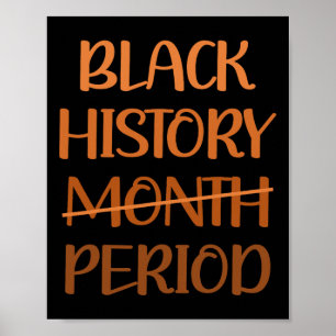 Affiche Mois de l'histoire des Noirs Période Femmes afro-a