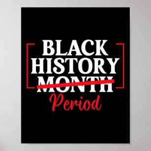 Affiche Mois de l'histoire des Noirs Période Femmes afro-a