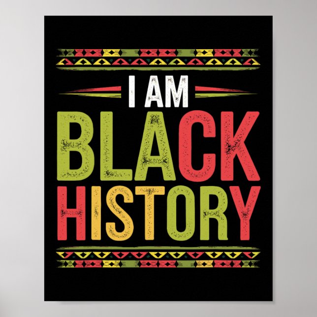 Affiche Mois de l'histoire des Noirs Racines africaines Af (Devant)
