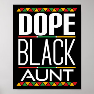 Affiche Mois de l'histoire des Noirs Tante noire de la dro